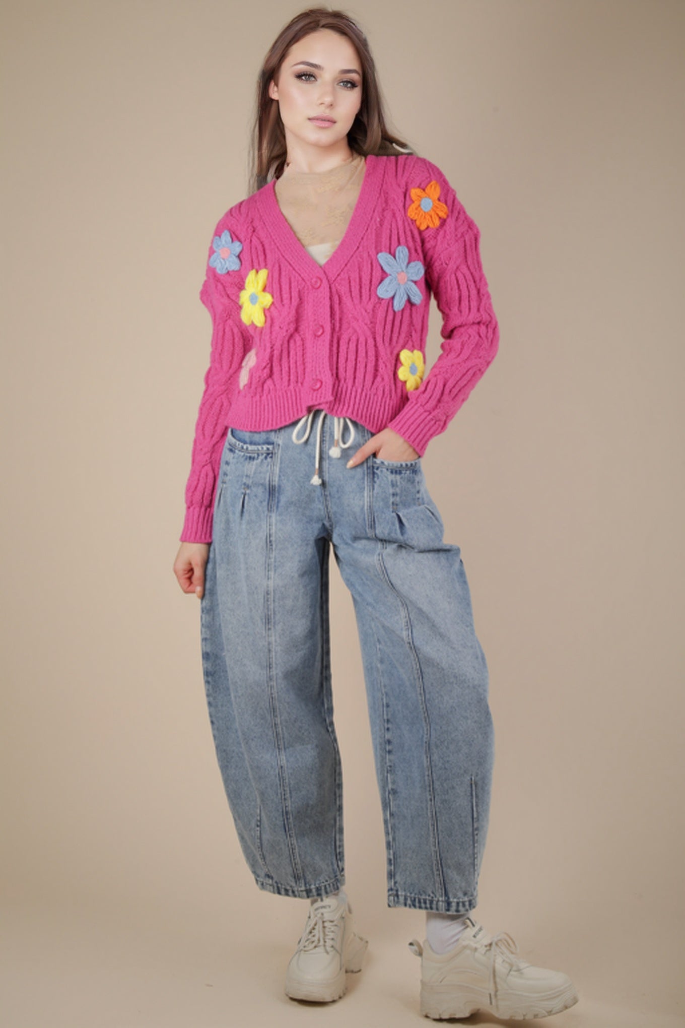 ウォッシュドデニム バレルレッグパンツ SALE 30%OFF – Sunny Sunday Beach