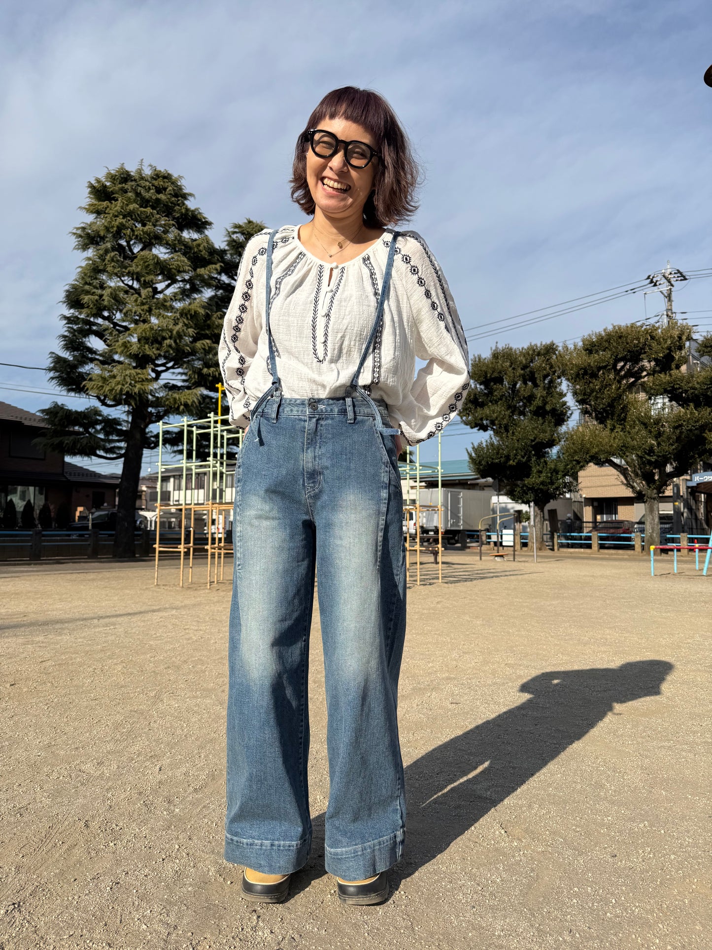 LOVESTITCH ボヘミアン刺繍ブラウス