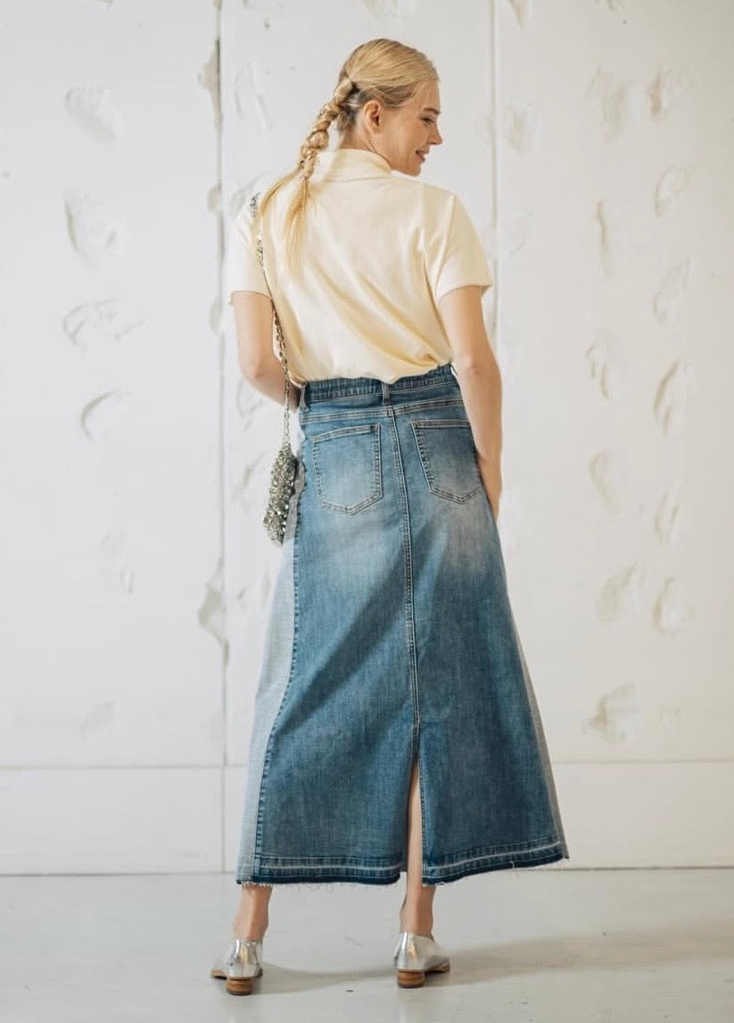 INDIMARK クロスウエスト 切替パネルスカート WJ217