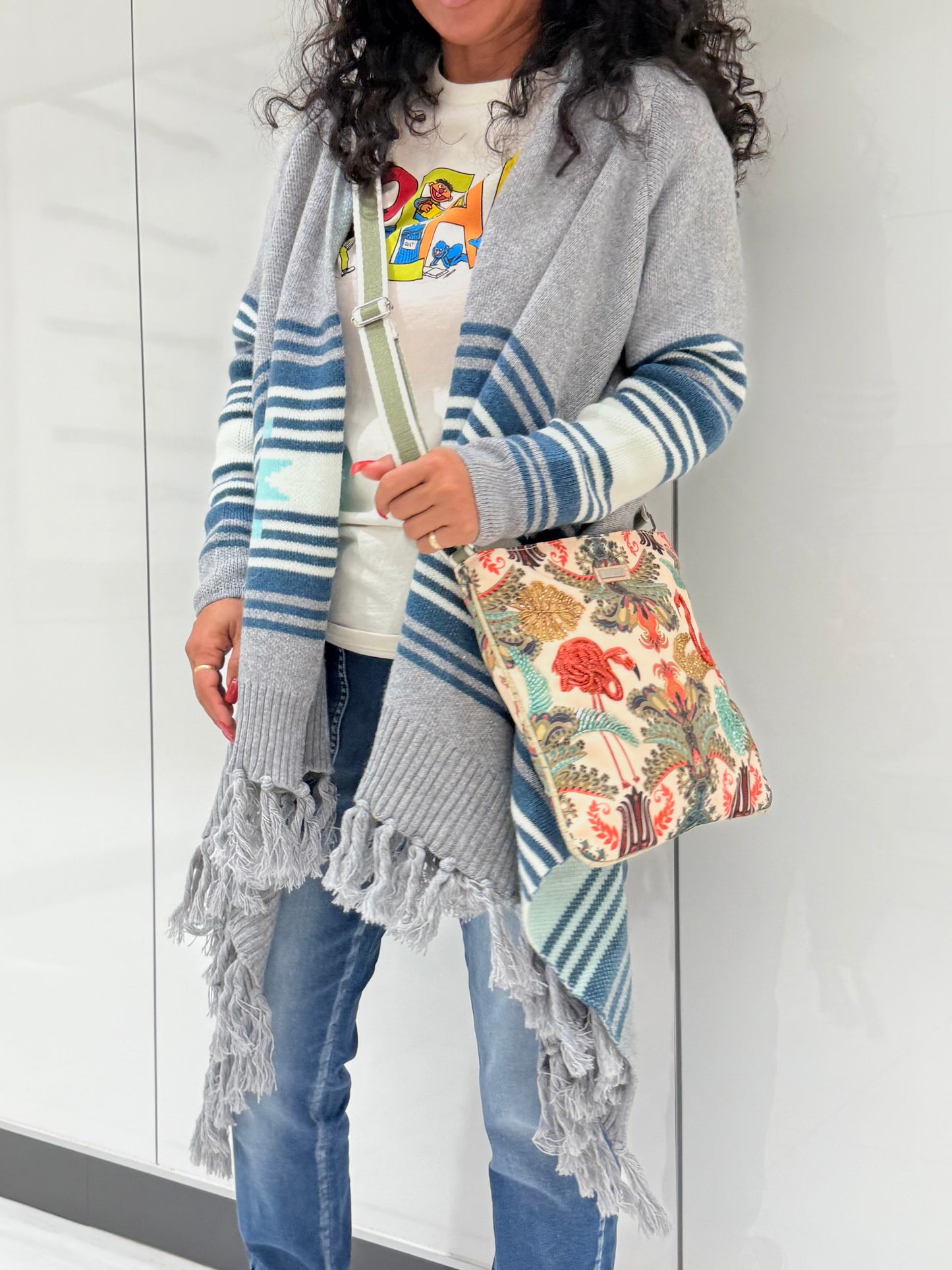 SunNSand ロイヤルフラミンゴショルダーバッグ