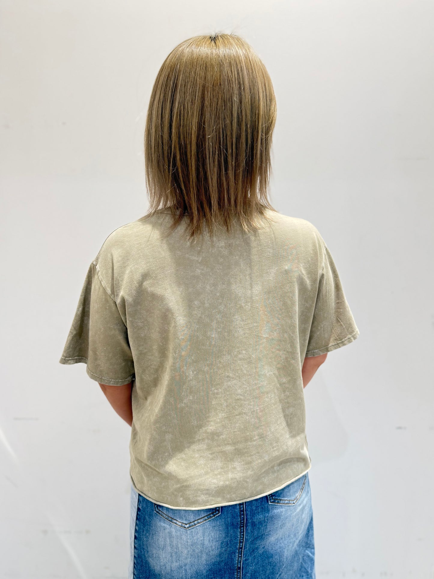 アロハ ハワイ パームツリー ショート丈Tシャツ