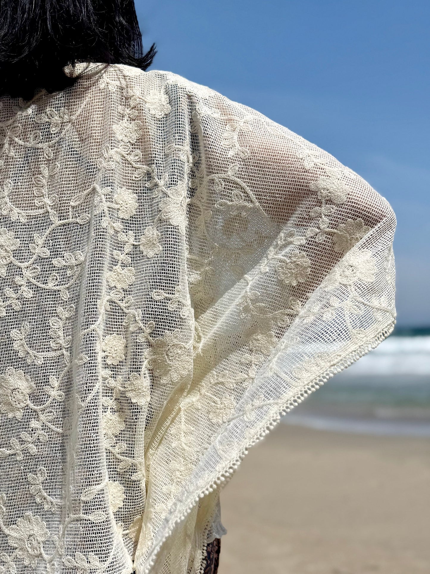 LOVESTITCH   レースシアー キモノ カバーアップ