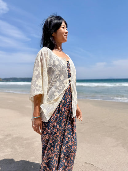 LOVESTITCH   レースシアー キモノ カバーアップ