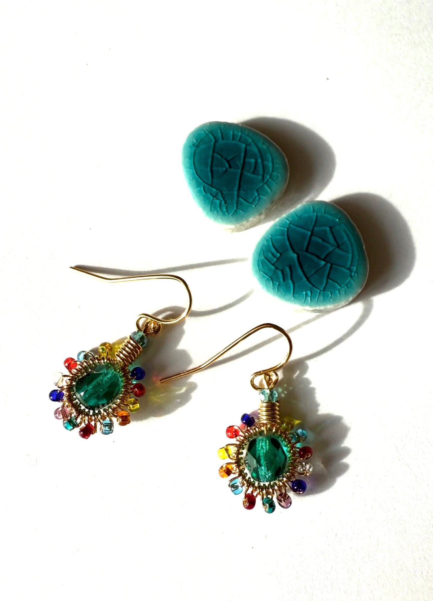 マチュピチュジュエリー ワイルドフラワーズ ピアス ブルー