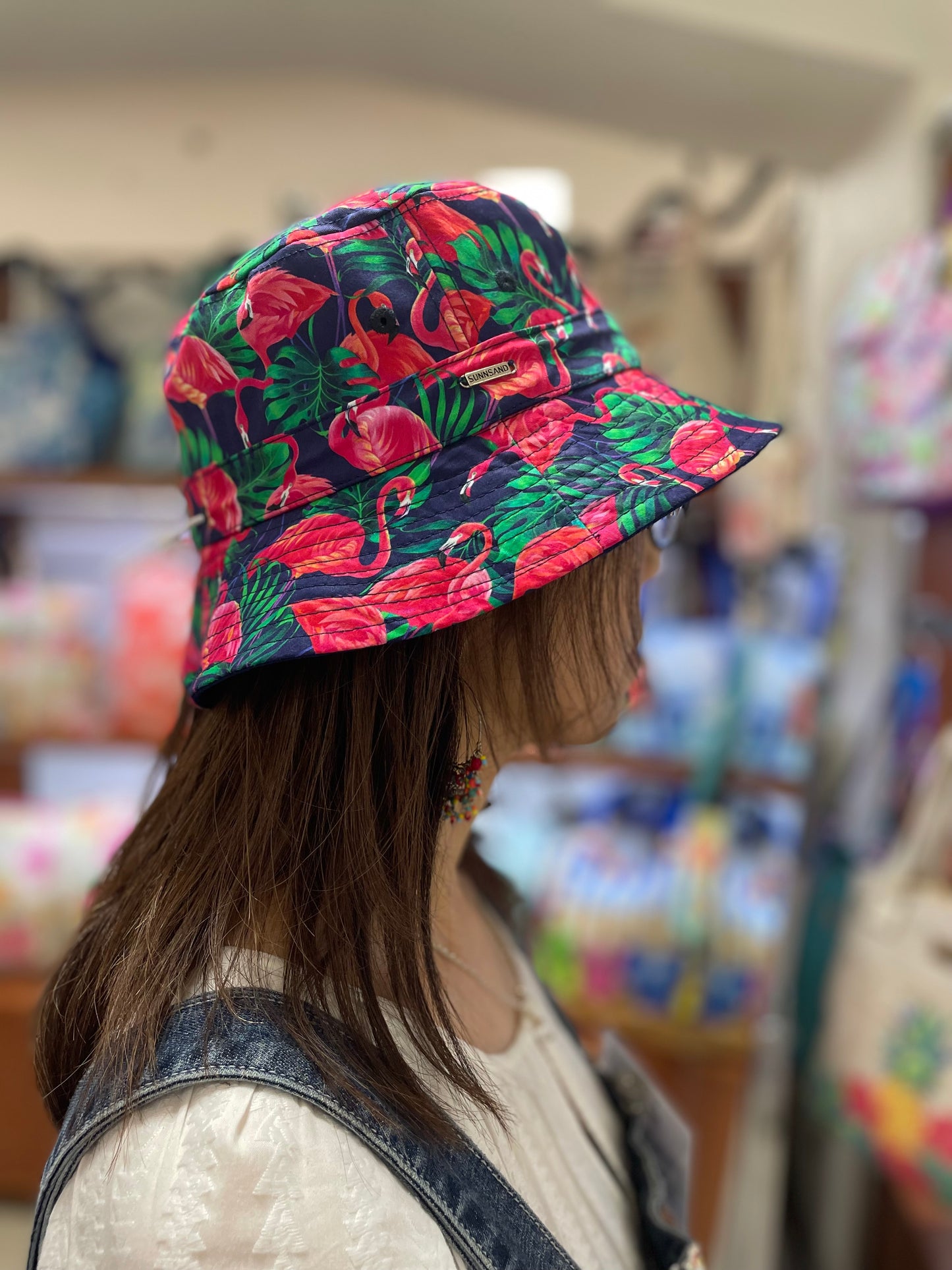 SunNSand バゲットハット フラミンゴ