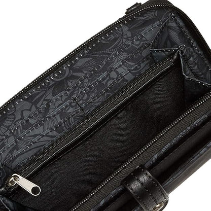 Sakroots スマホショルダーウォレット横長 BLACK SD