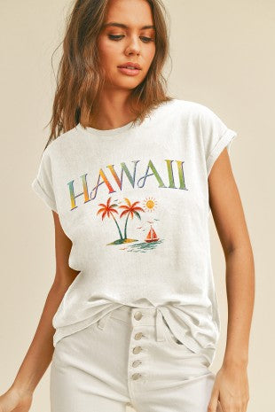 アロハハワイ フレンチスリーブTシャツ
