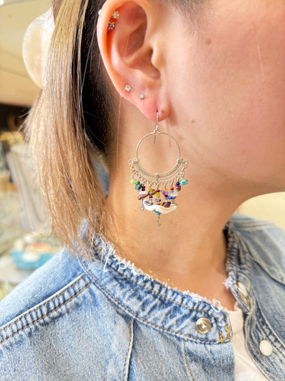 マチュピチュジュエリー エンドレストレジャーズ ピアス マルチストーン