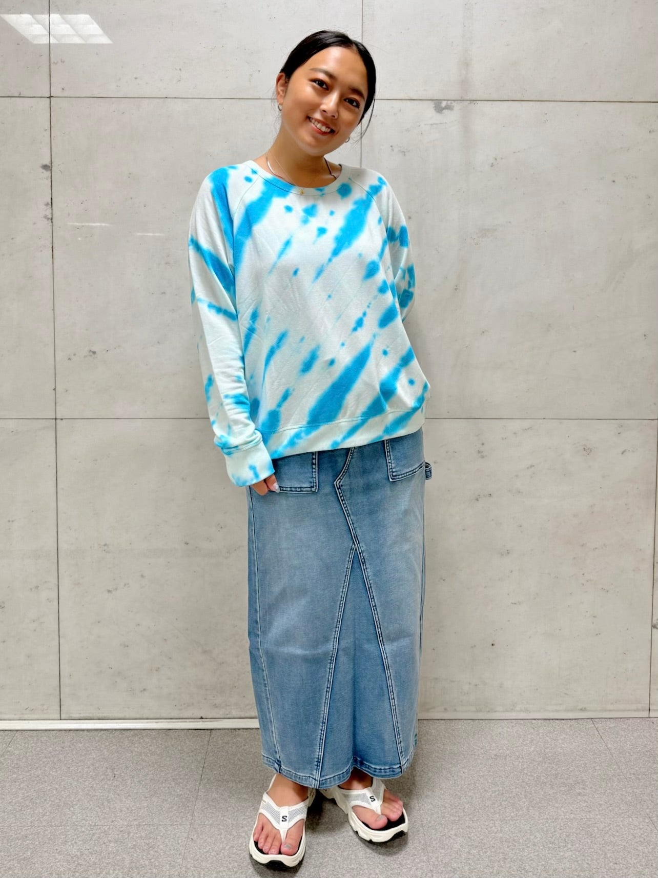 LOVE STITCH タイダイフリース プルオーバー