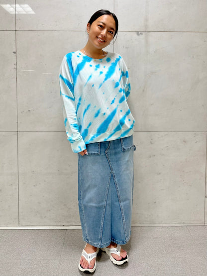 LOVE STITCH タイダイフリース プルオーバー