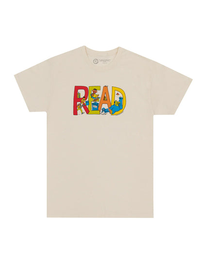 OUT OF PRINT【セサミストリート】Sesame Street Read ユニセックスTシャツ