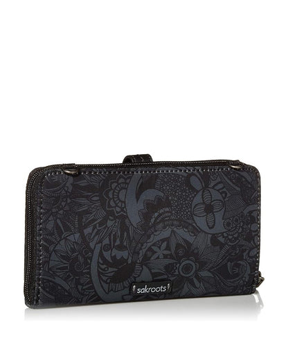 Sakroots スマホショルダーウォレット横長 BLACK SD