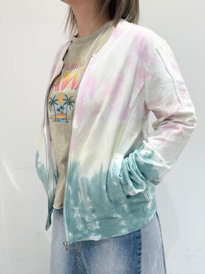 タイダイジップアップジャケット