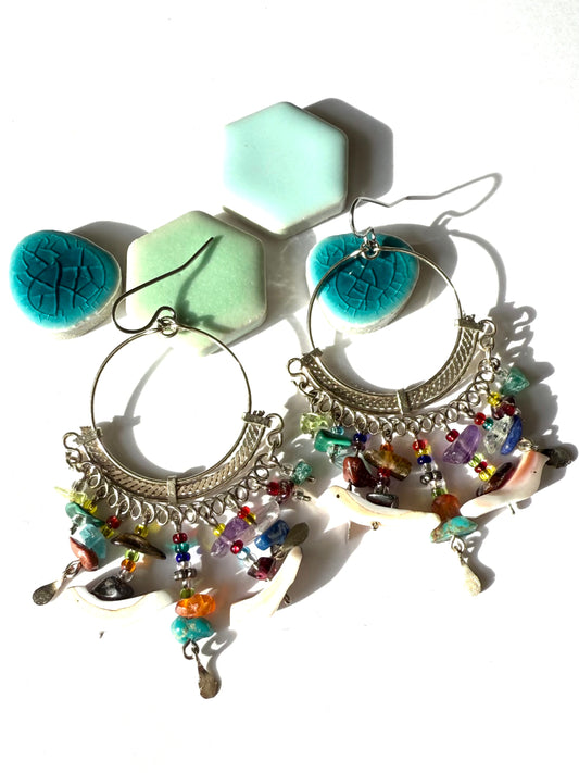 マチュピチュジュエリー エンドレストレジャーズ ピアス マルチストーン