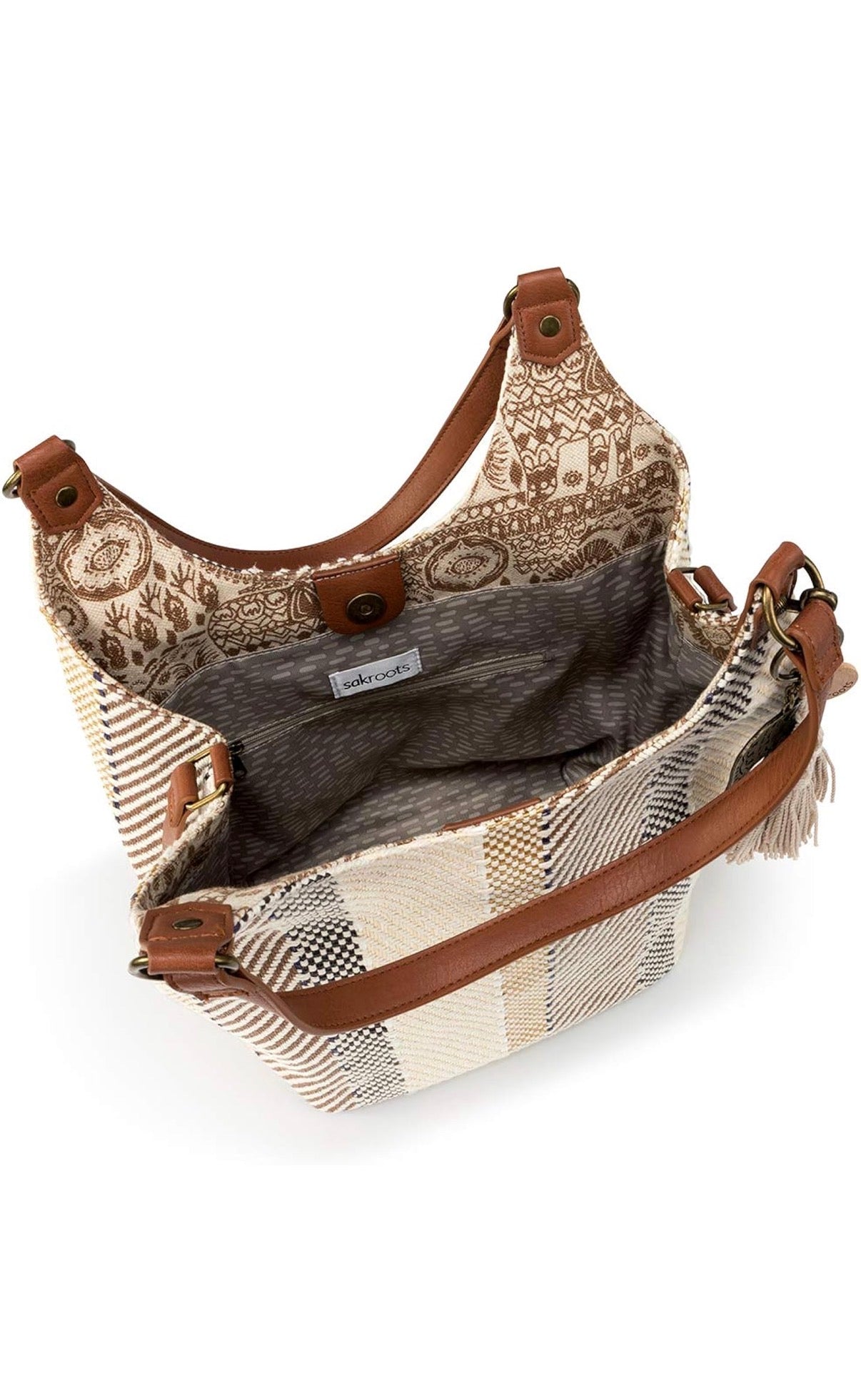 sakroots ローマショッパートートバッグ　ストライプ ゾウTB BTK  WVN