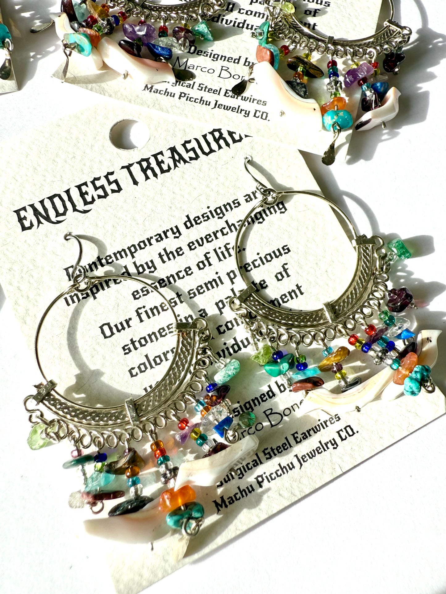 マチュピチュジュエリー エンドレストレジャーズ ピアス マルチストーン