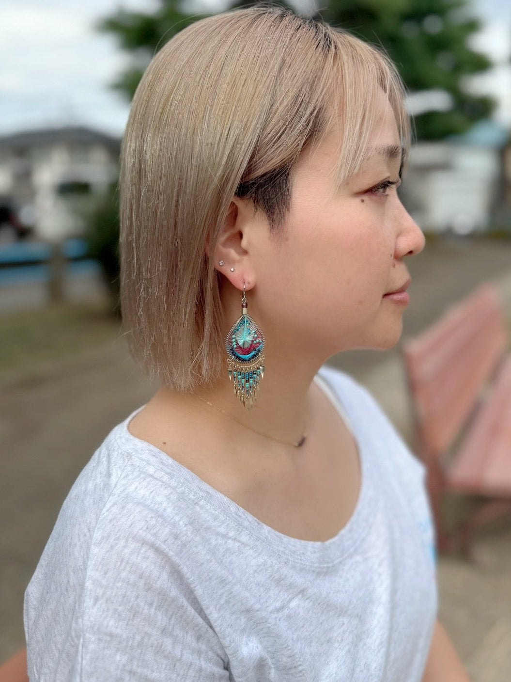 マチュピチュジュエリー マーメイド　ダングルピアス