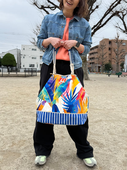 SunNSand トロピカルリーフ トートバッグ
