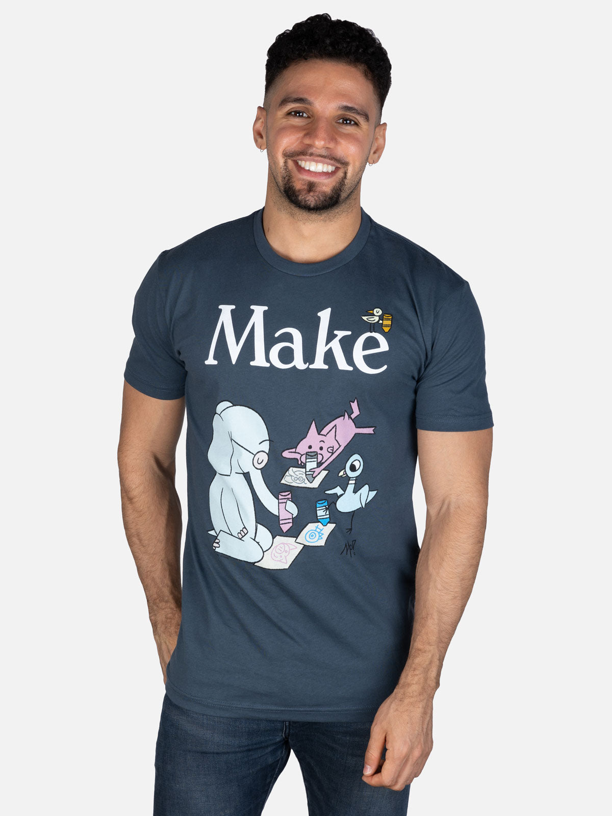 OUT OF PRINT  ぞうさん・ぶたさんシリーズ MakeユニセックスTシャツ