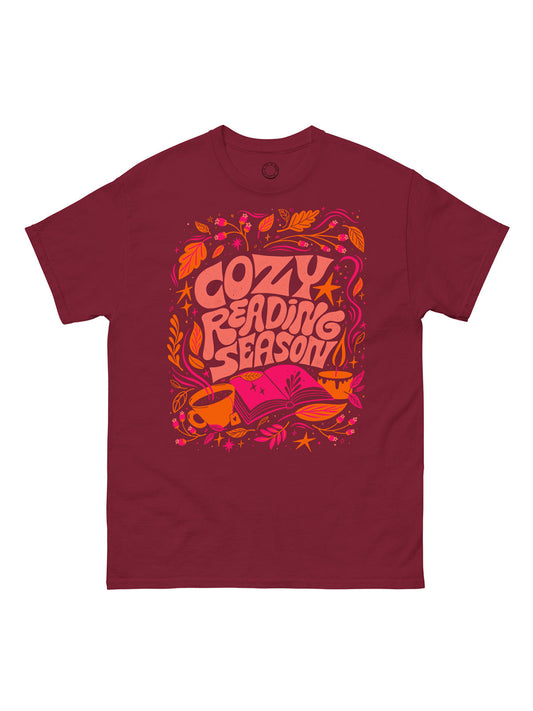 OUT OF PRINT Cozy Reading Season 心地よい読書の秋 ユニセックスTシャツ