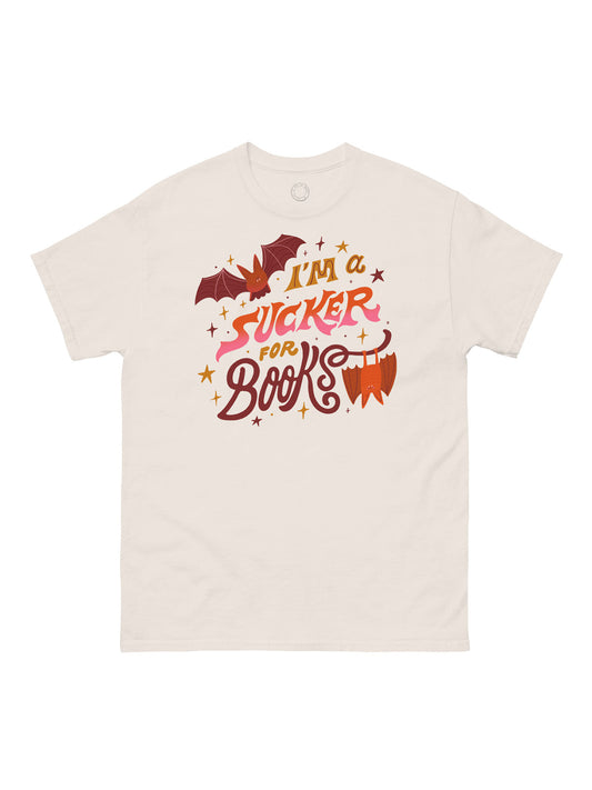 OUT OF PRINT I’M A SUCKER FOR BOOKS ユニセックスTシャツ