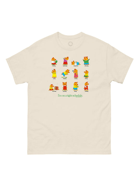 OUT OF PRINTリチャード・スキャリー Tight Schejule! ユニセックスTシャツ