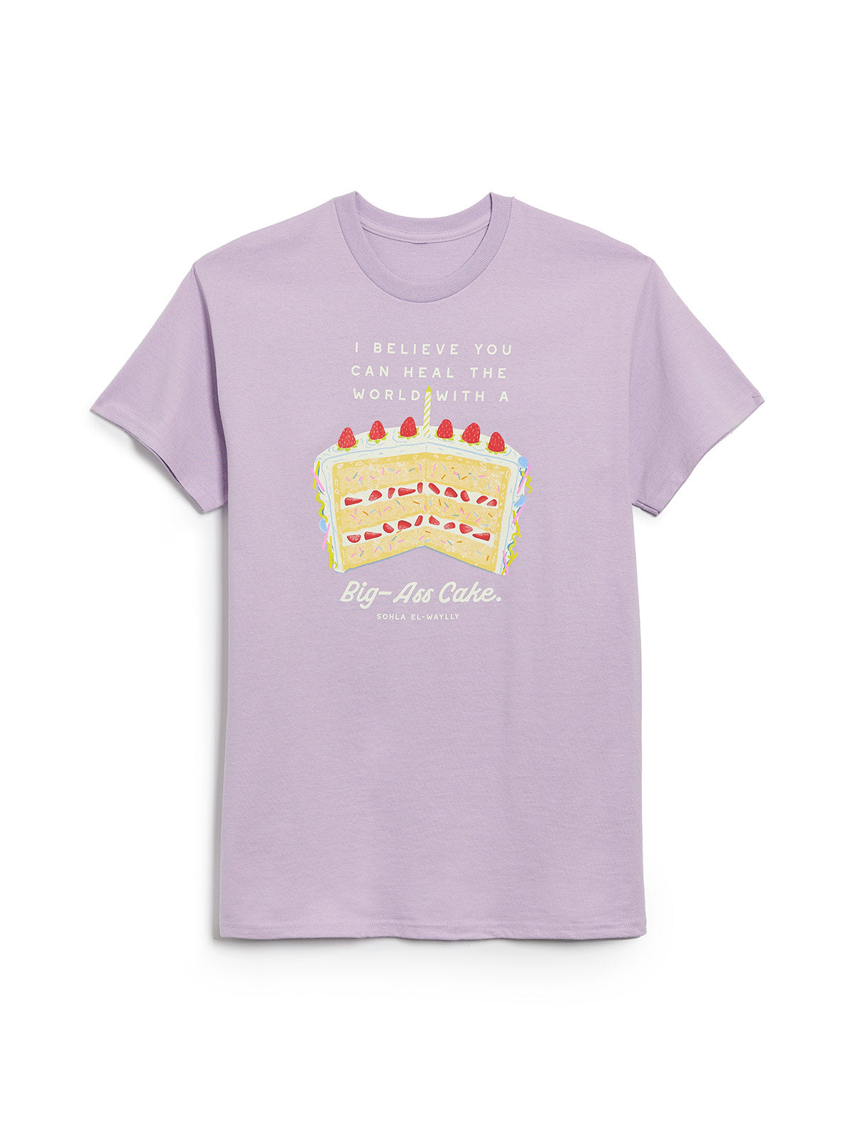 OUT OF PRINT BIG ASS CAKE（めちゃデカケーキ！） ユニセックスTシャツ