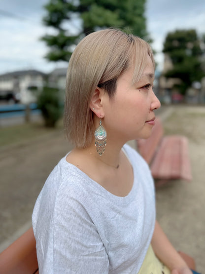 マチュピチュジュエリー マーメイド　ダングルピアス