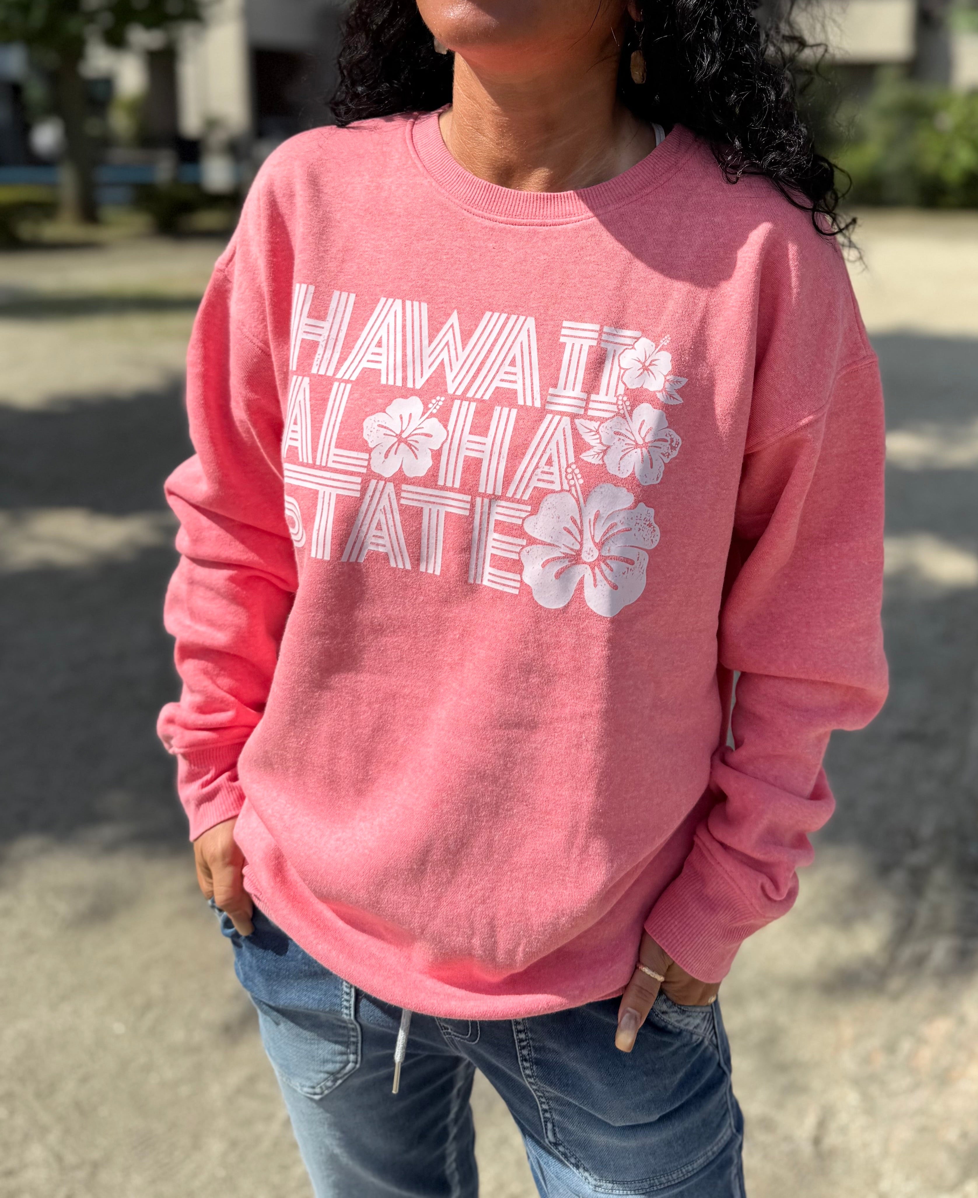 ハワイアロハステート グラフィックスウェットシャツ – Sunny Sunday Beach