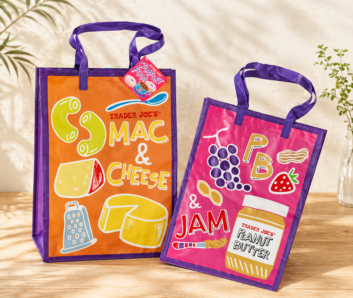 【オンライン限定販売】Trader Joe’s エコバッグ｜ポップグラフィック ショッピングバッグ