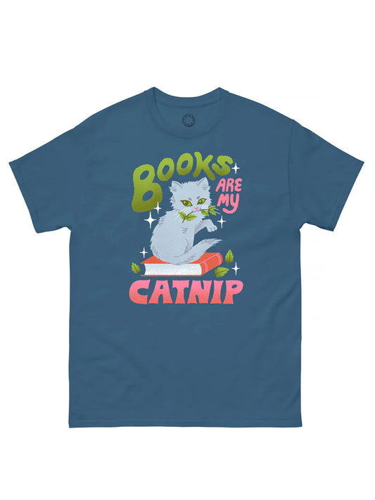 OUT OF PRINT【Books are Catnip】 ユニセックスTシャツ