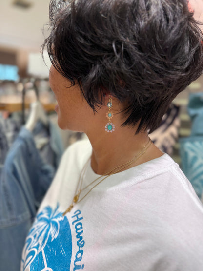 アロハ サンセットコースト ショート丈Tシャツ