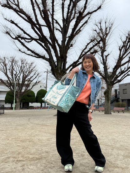 SunNSand シェル おさかなショルダートート（Pam Vale / Jewel Branding）