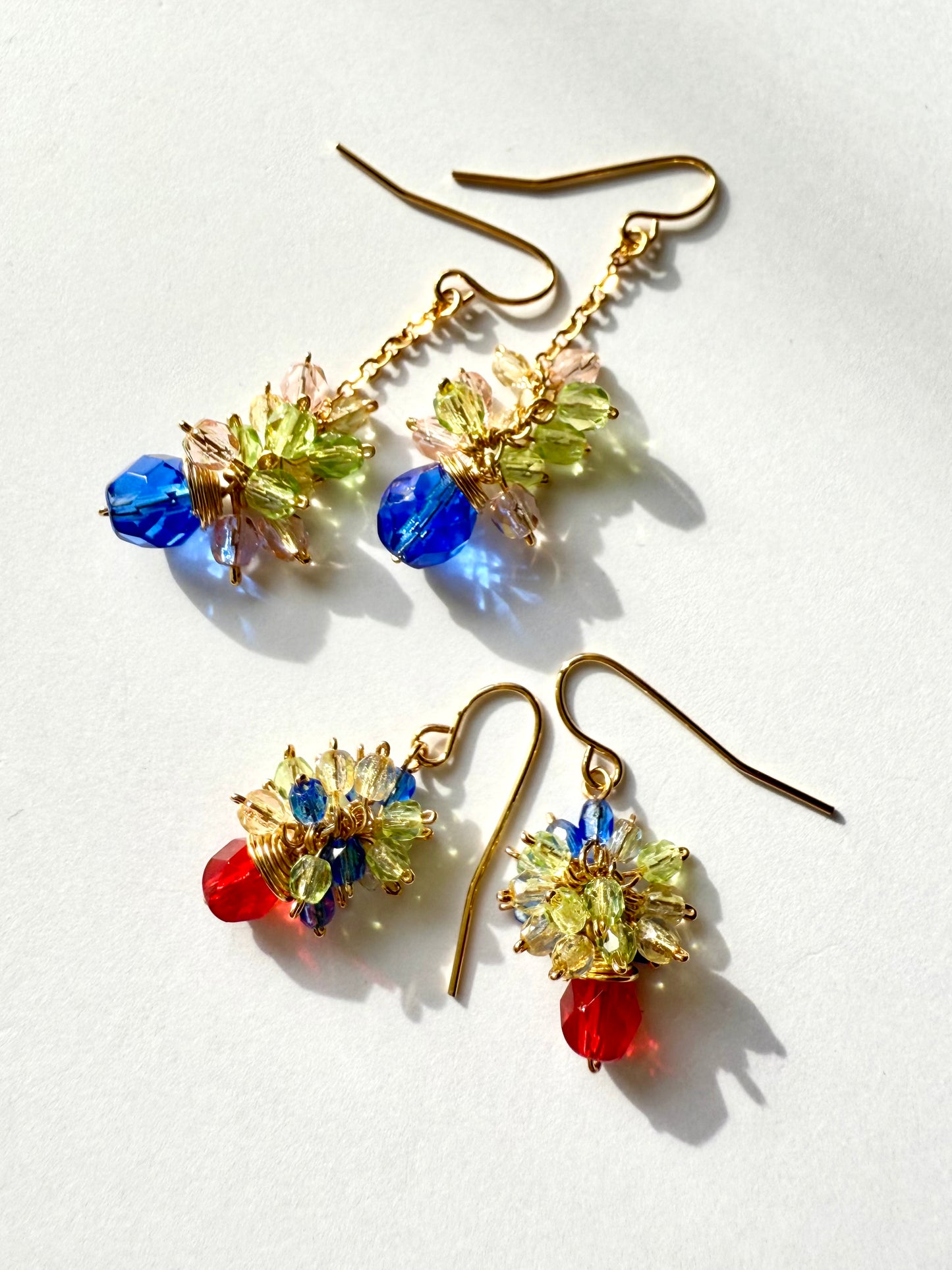 マチュピチュジュエリー ワイルドフラワーズ ピアス ブルー