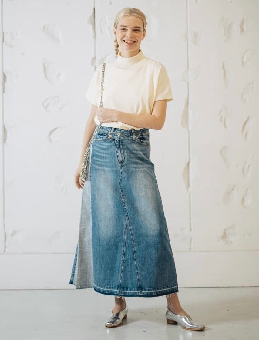 INDIMARK クロスウエスト 切替パネルスカート WJ217