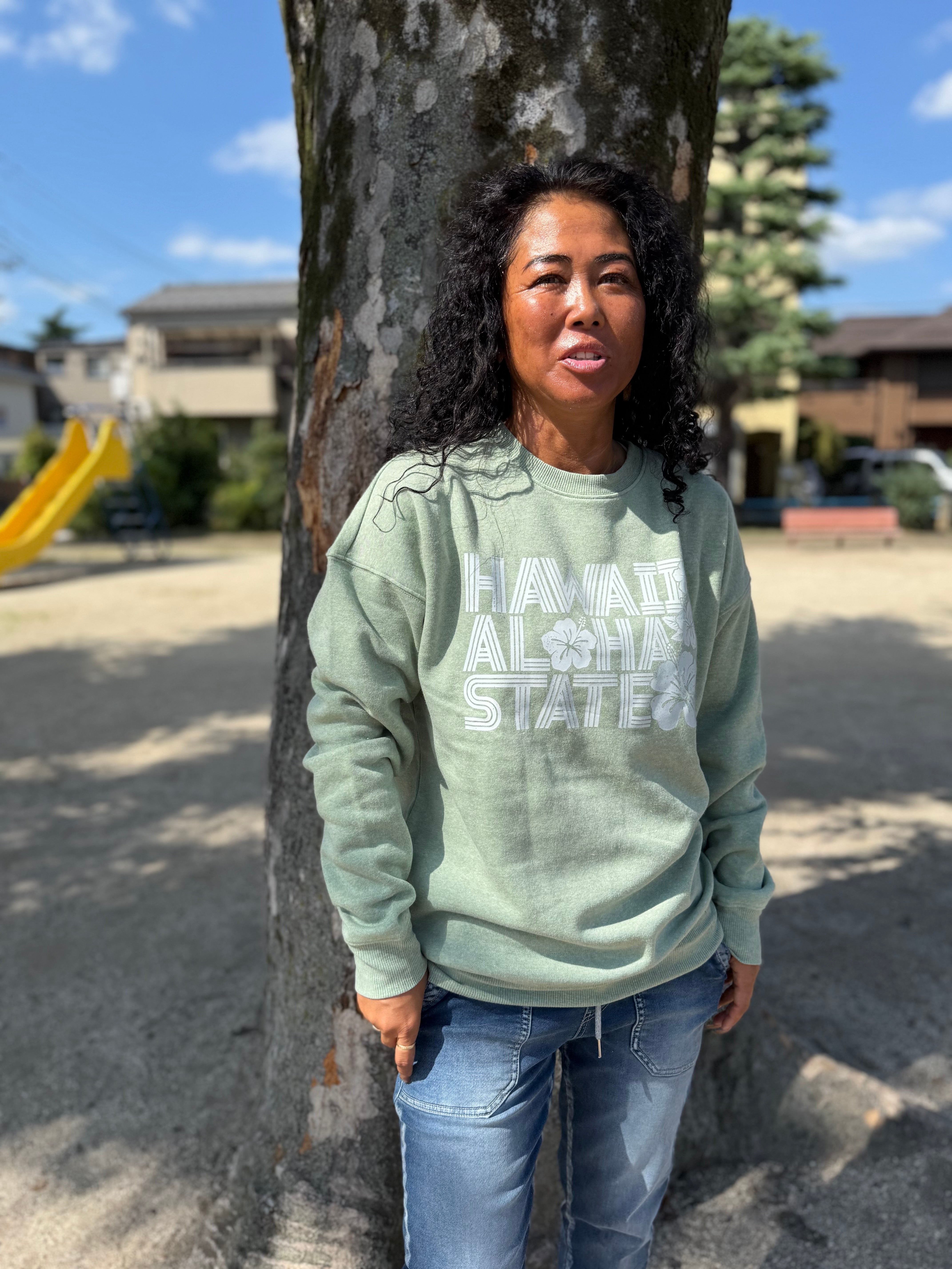 ハワイアロハステート グラフィックスウェットシャツ – Sunny Sunday Beach