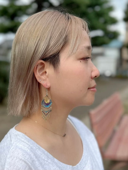 マチュピチュジュエリー マーメイド　ダングルピアス