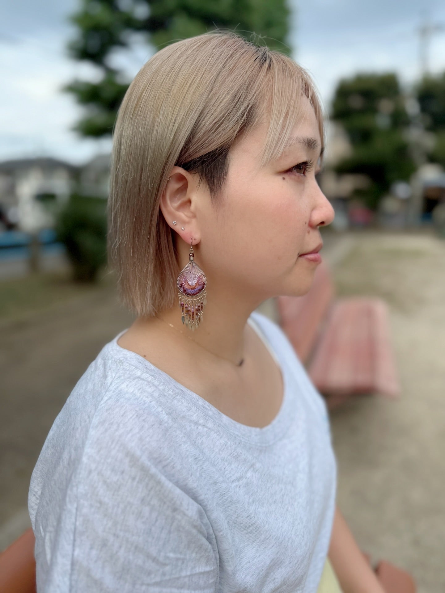 マチュピチュジュエリー マーメイド　ダングルピアス