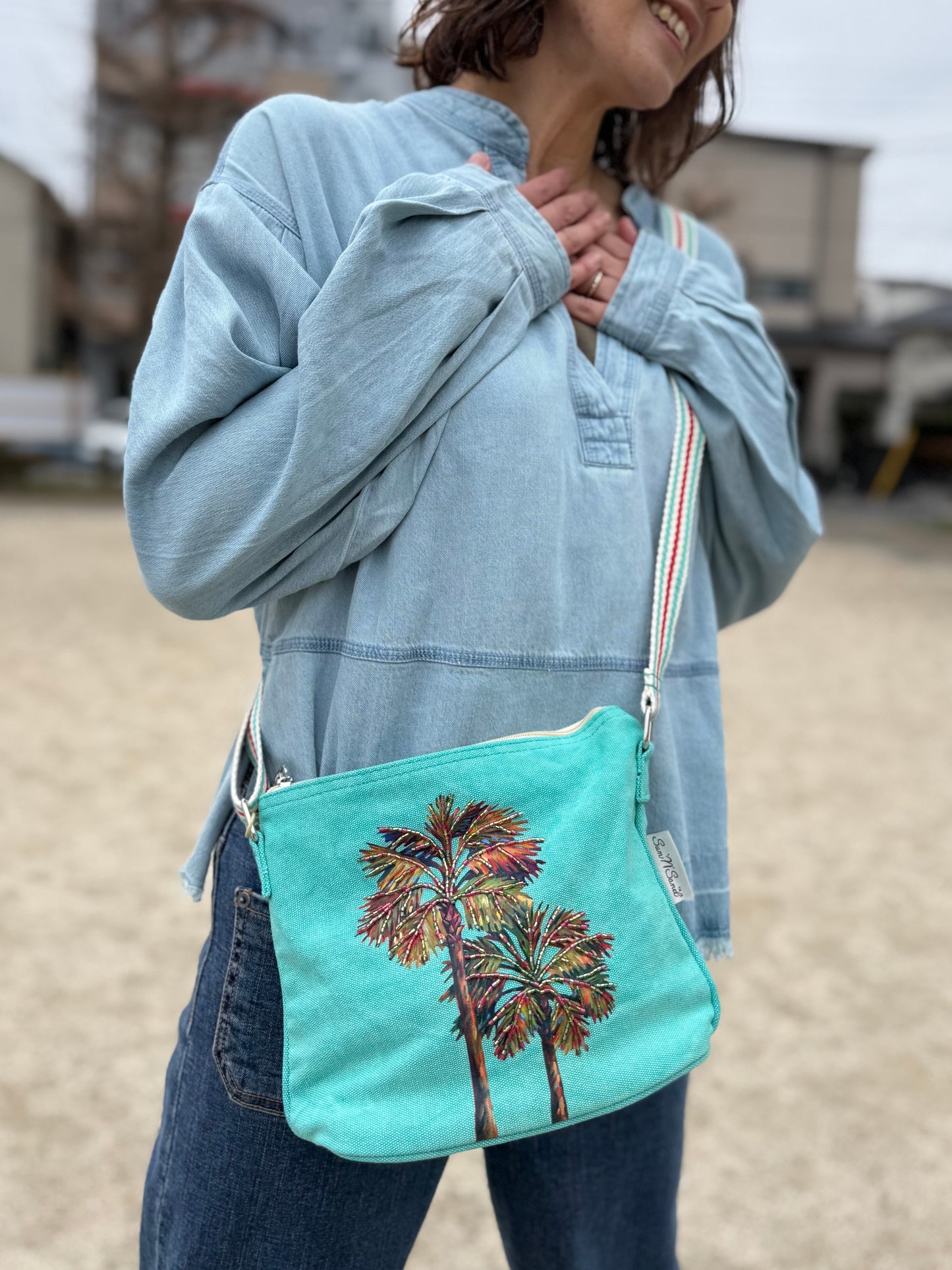 SunNSand パームツリー ショルダーバッグ（Paul Brent）