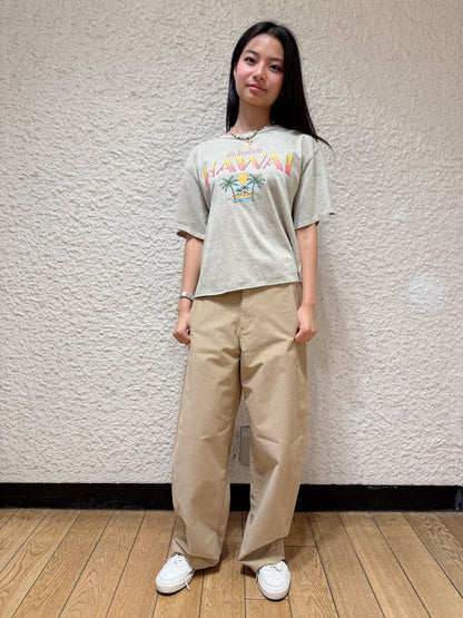 アロハ ハワイ パームツリー ショート丈Tシャツ