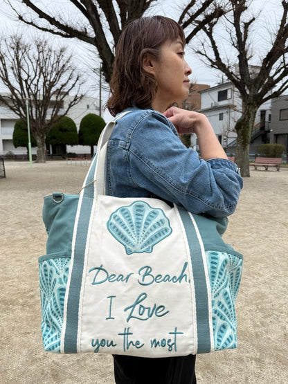 SunNSand シェル おさかなショルダートート（Pam Vale / Jewel Branding）