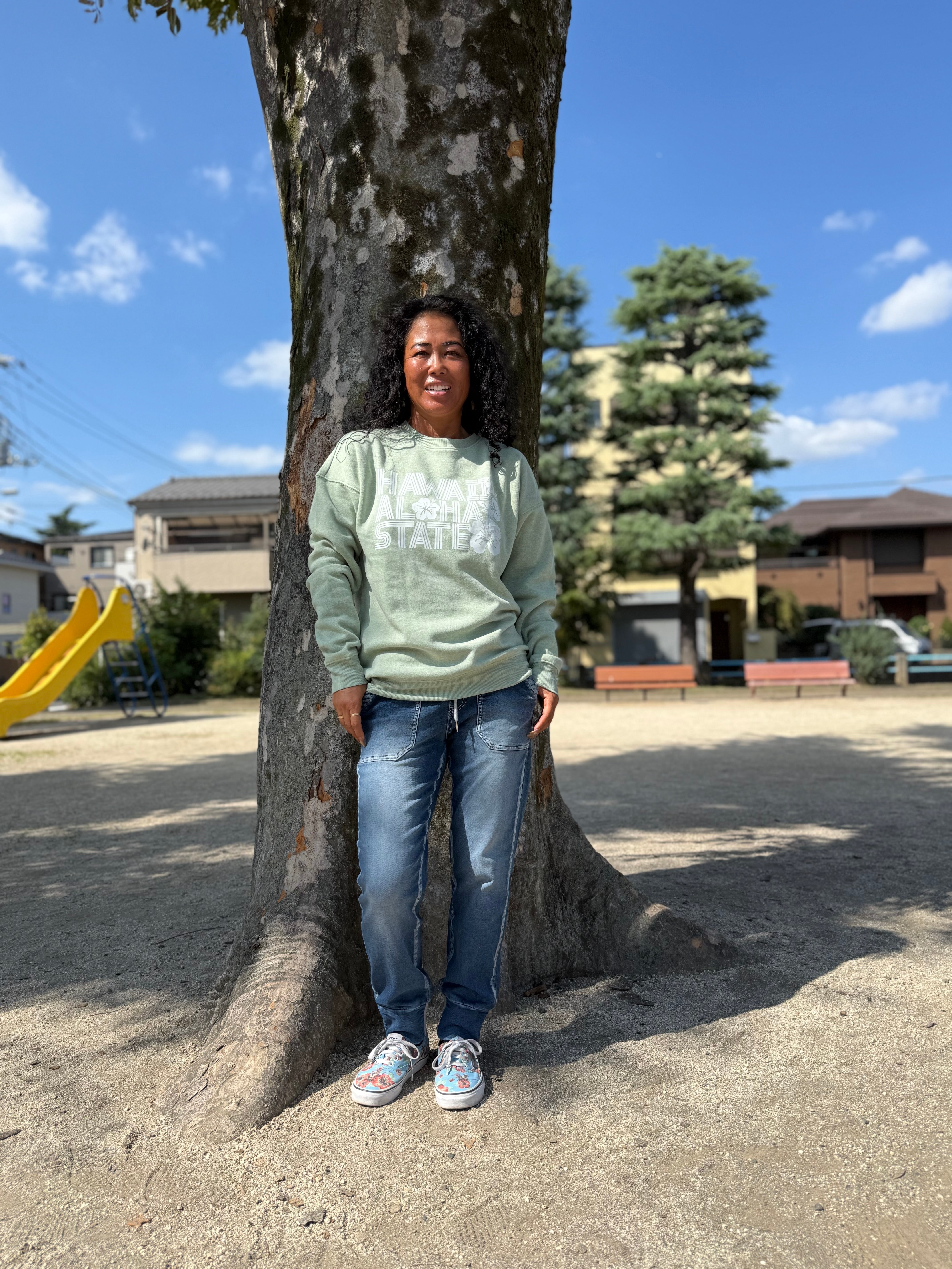 ハワイアロハステート グラフィックスウェットシャツ – Sunny Sunday Beach