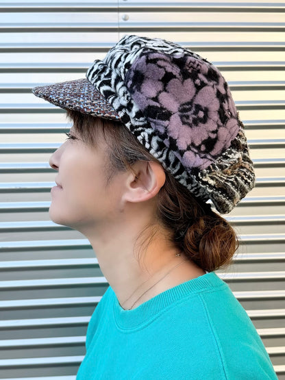 ADORA 花柄キャスケット