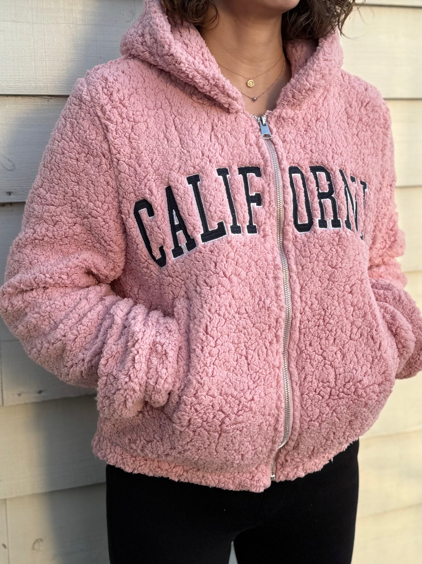 カリフォルニアボアジップアップフーディー