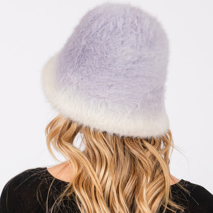 ファジー素材 グラデーション バケットハット