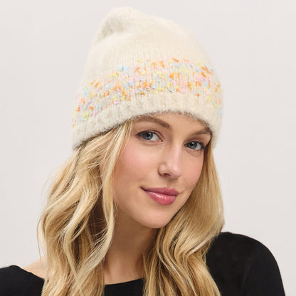 ミックスカラー ニットビーニー