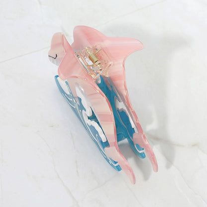 イルカモチーフ ヘアクリップ