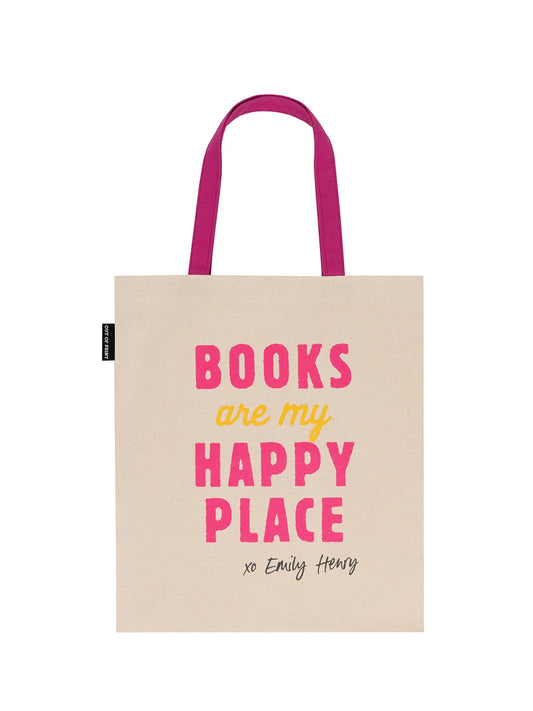 OUT OF PRINT Emily Henry Books Are My Happy Place トートバッグ