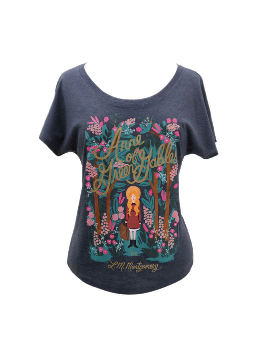 OUT OF PRINT 赤毛のアン Anne of Green Gables (Puffin in Bloom) リラックスフィットTシャツ