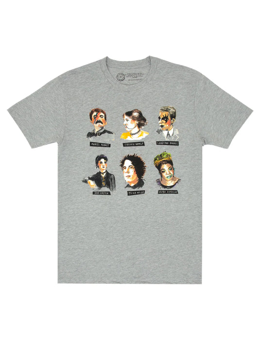 OUT OF PRINT パンキッシュな作家たち ユニセックスTシャツ